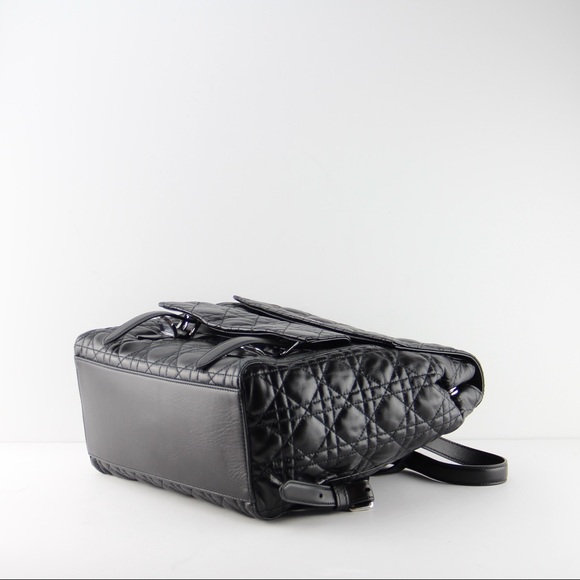 Christian Dior Black Leather New Stardust Backpack - Picture 8 of 8